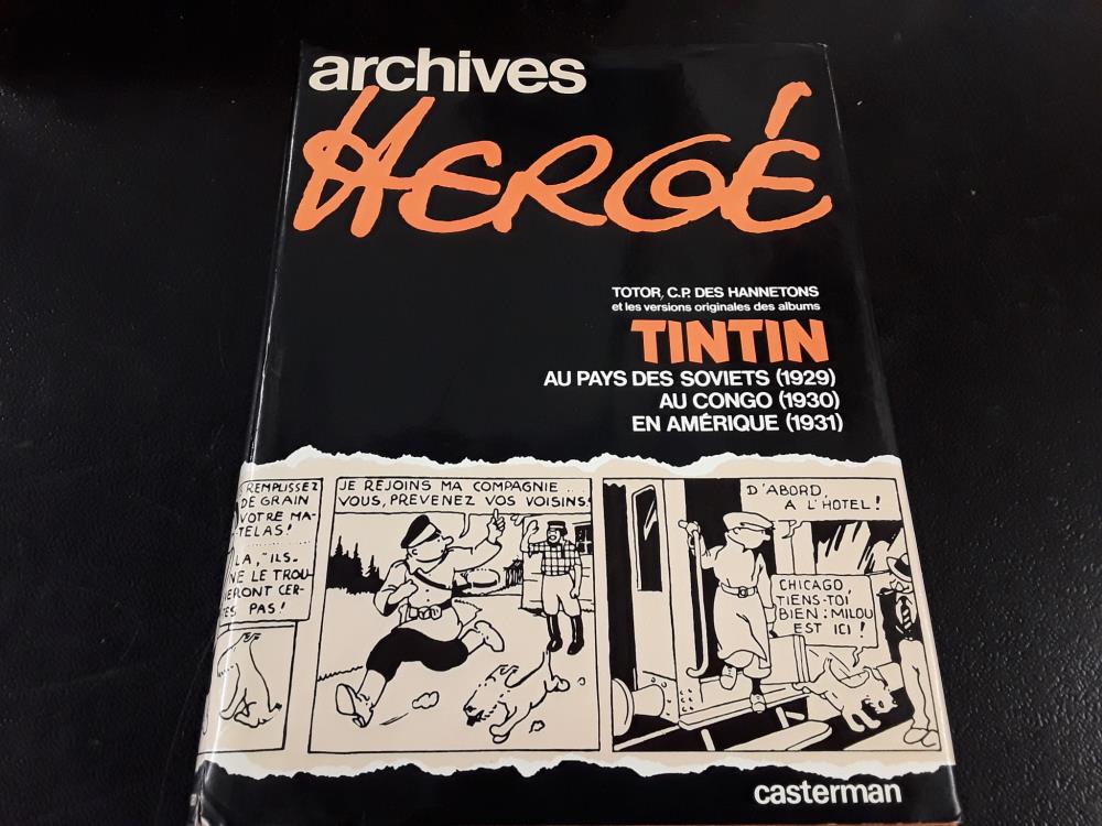 ARCHIVES HERGÉ N 1 DÉPOT LEGAL CASTERMAN 1973