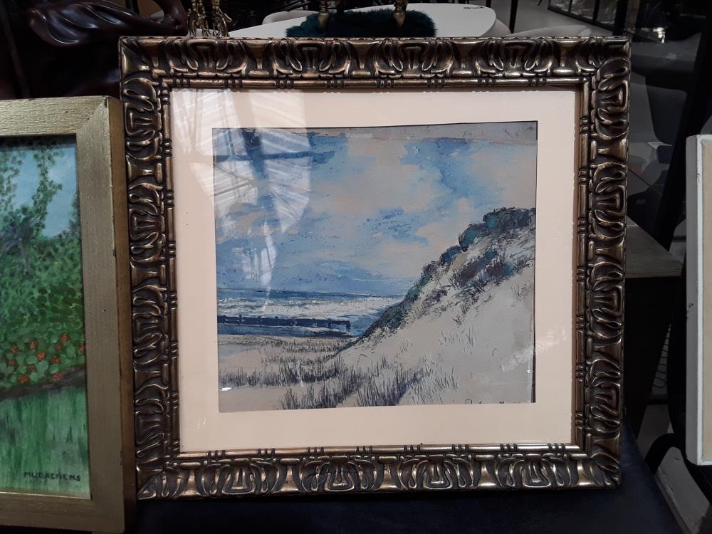 AQUARELLE BORD DE MER 