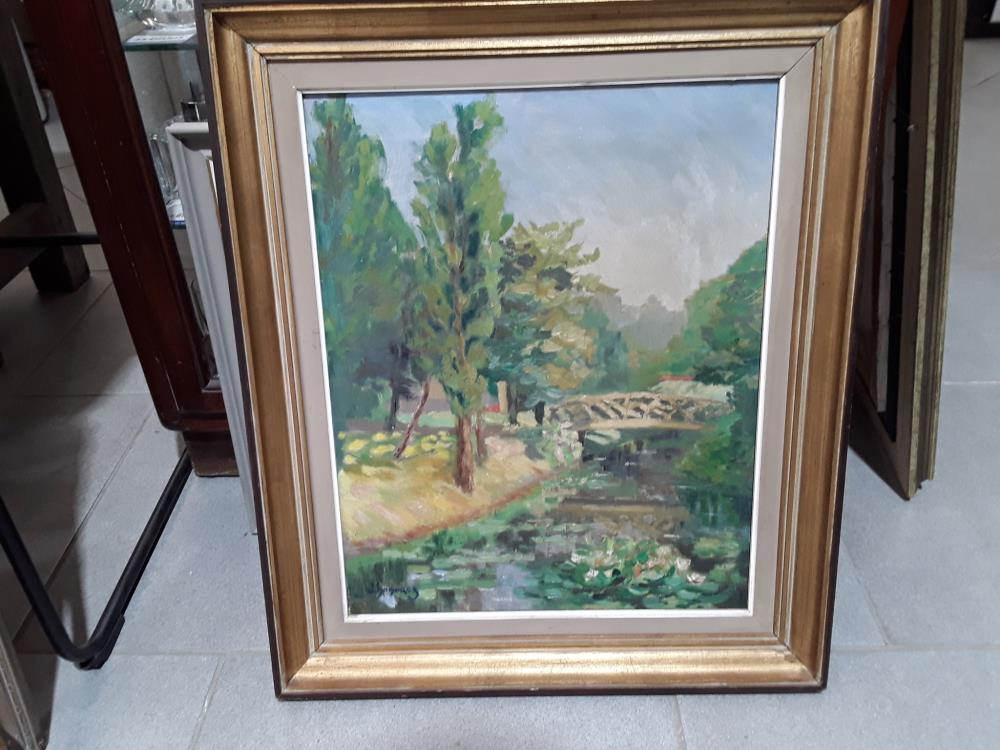 PEINTURE SUR TOILE PAYSAGE IMPRESSIONNISTES 