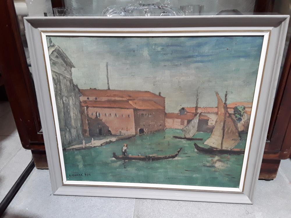 PEINTURE REPRODUCTION SIGNÉE L.CARRA 