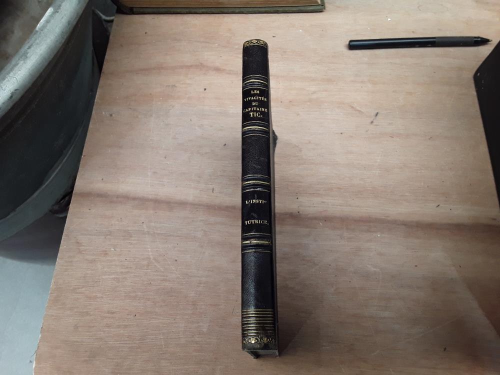LIVRE ''LES VIVACITÉS DU CAPITAINE TIC'' 