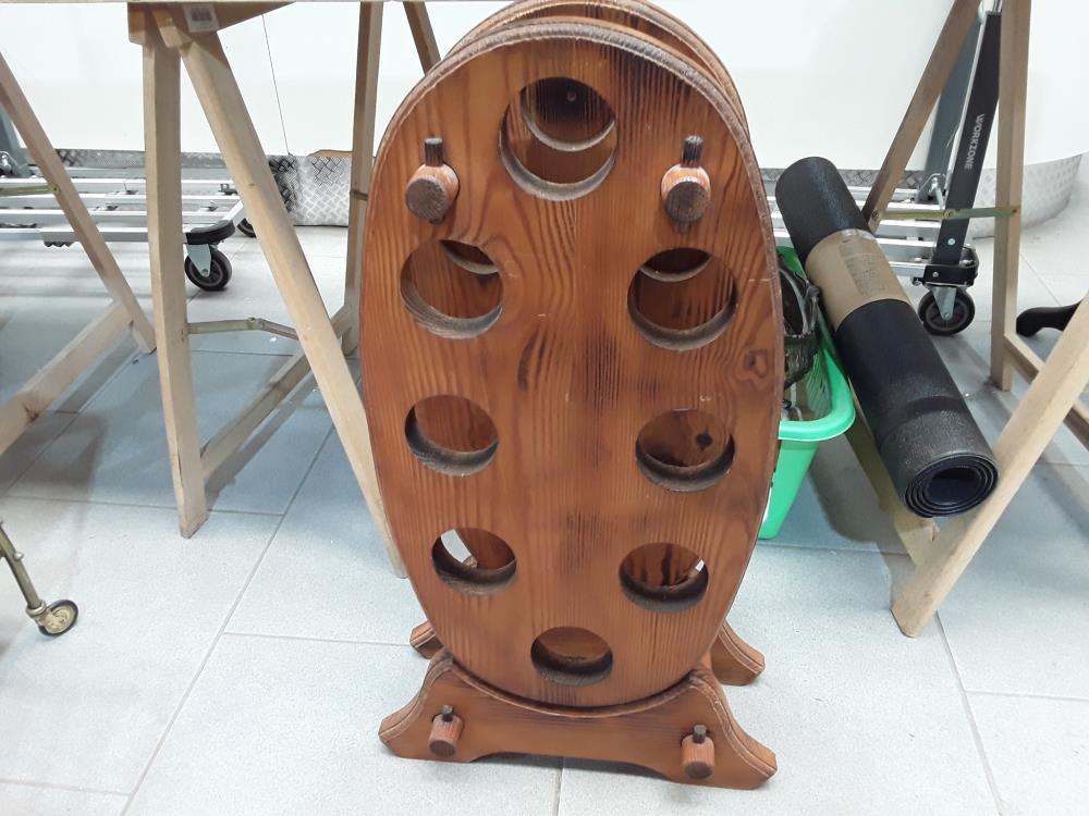 SUPPORT BOUTEILLE EN BOIS 