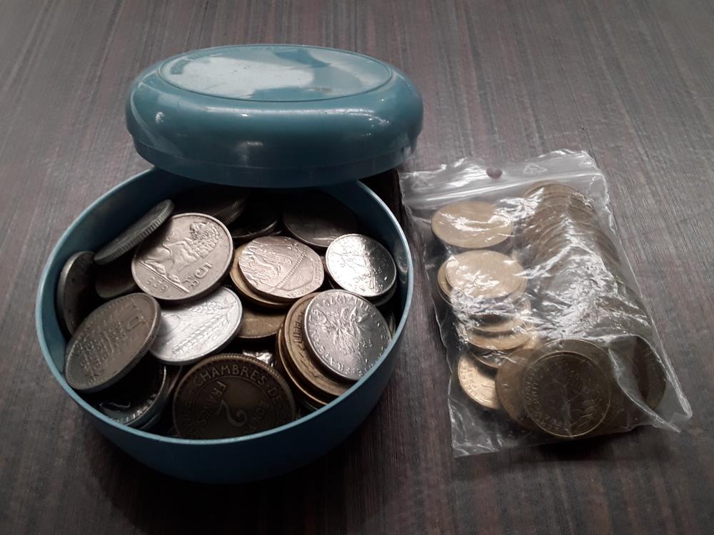 COLLECTION DE PIECES DIVERS FRANCE BELGIQUE 