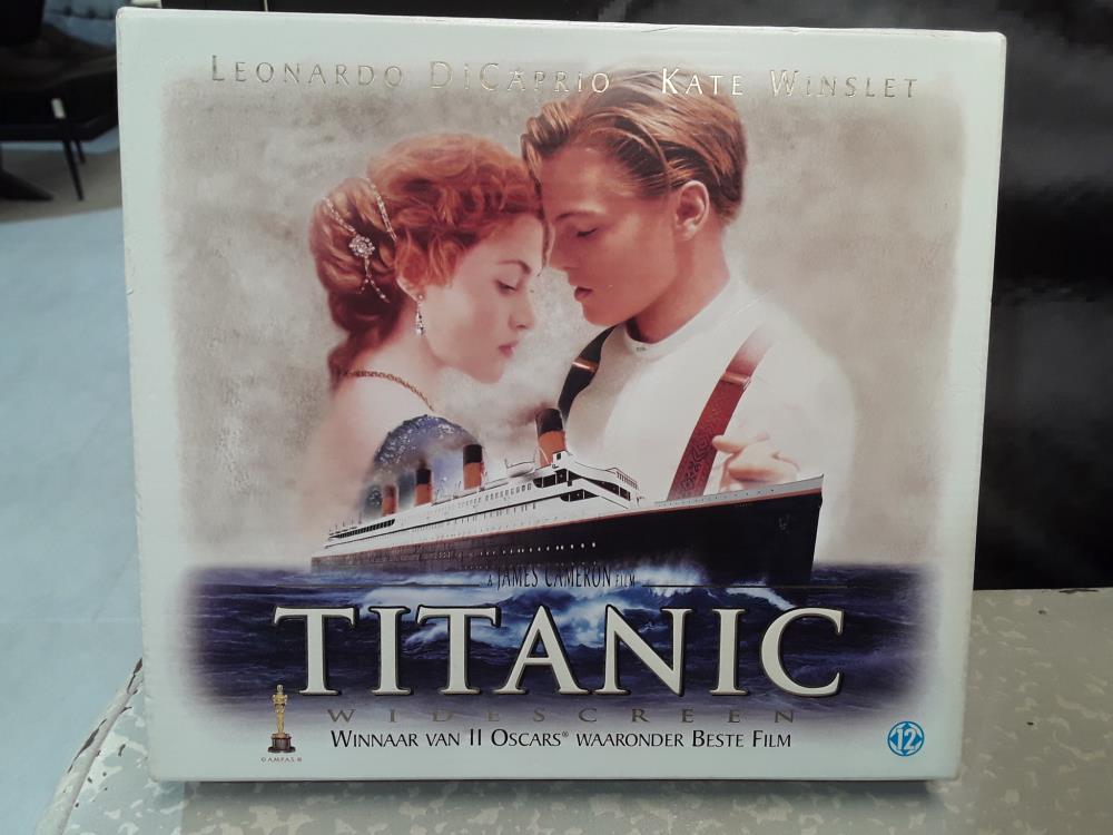 COFFRET ORIGINAL FILM TITANIC K7 VIDEO 