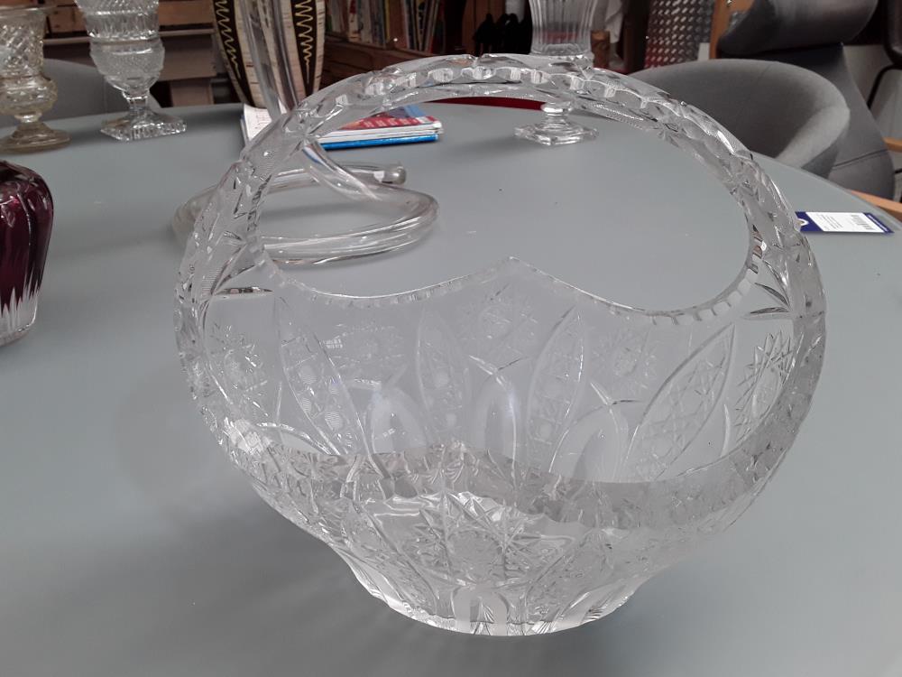 PANIER CRISTAL TAILLÉ 