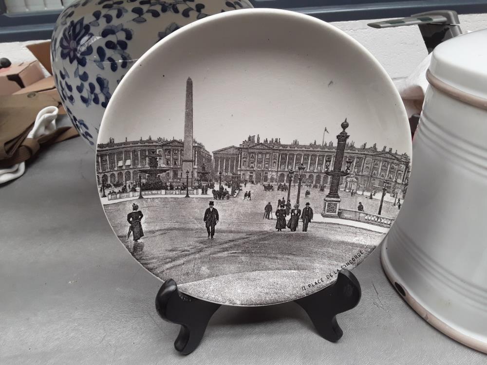 ASSIETTE PLACE DE CONCORDE PARIS FIN 19EME 