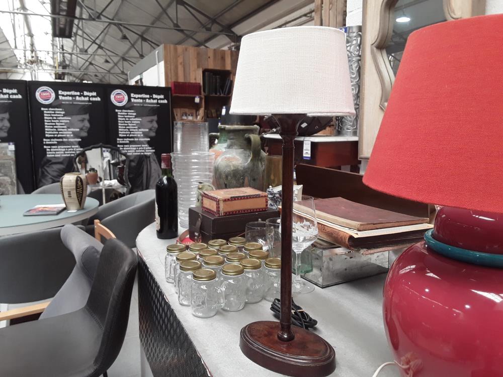 LAMPE À POSER ABAJOUR IVOIR 