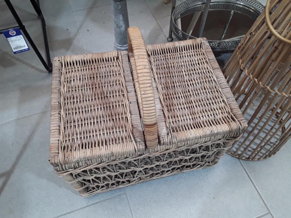 PANIER DE RANGEMENT JONT TRESSÉ 2 OUVERTURES 
