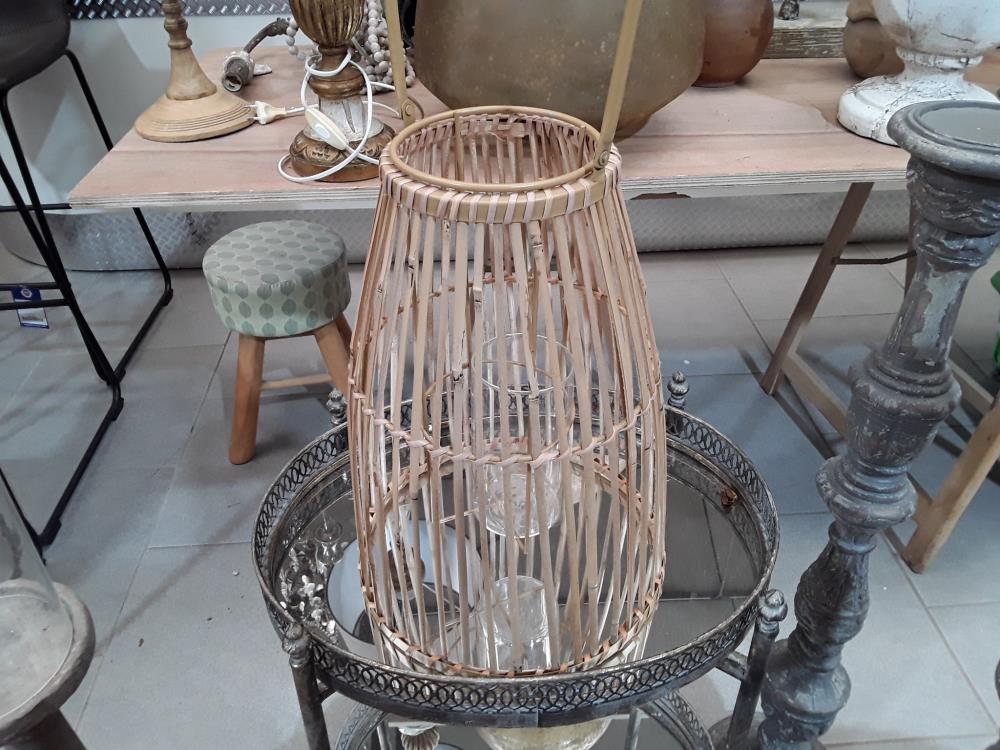 LANTERNE PETIT MODÈLE EN BAMBOU 