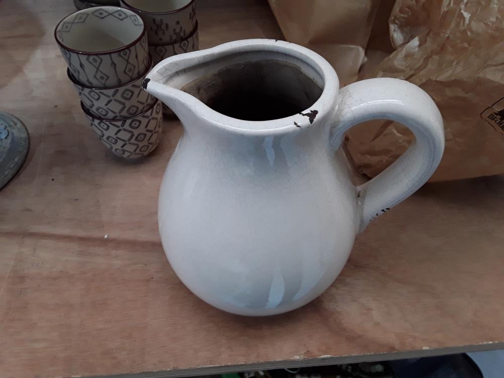 PICHET FAIENCE ÉMAILLÉE 