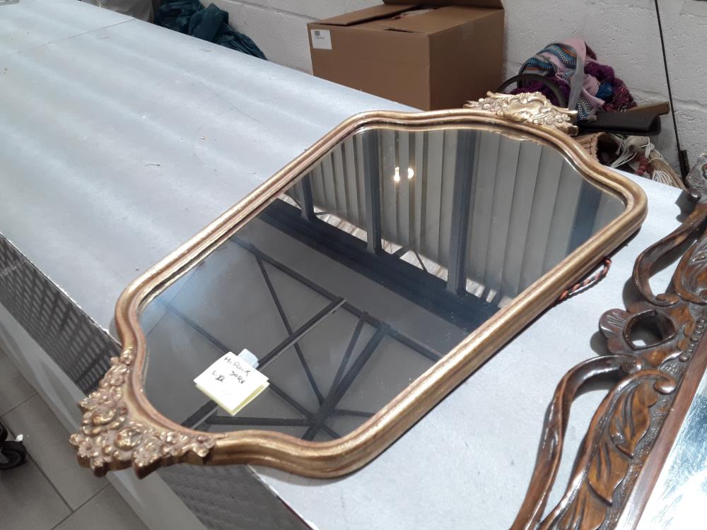 MIROIR DORE DE ST LOUIS XV 