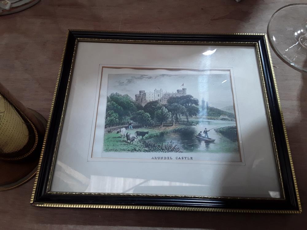LITHOGRAPHIE ARUNDEL CASTEL 