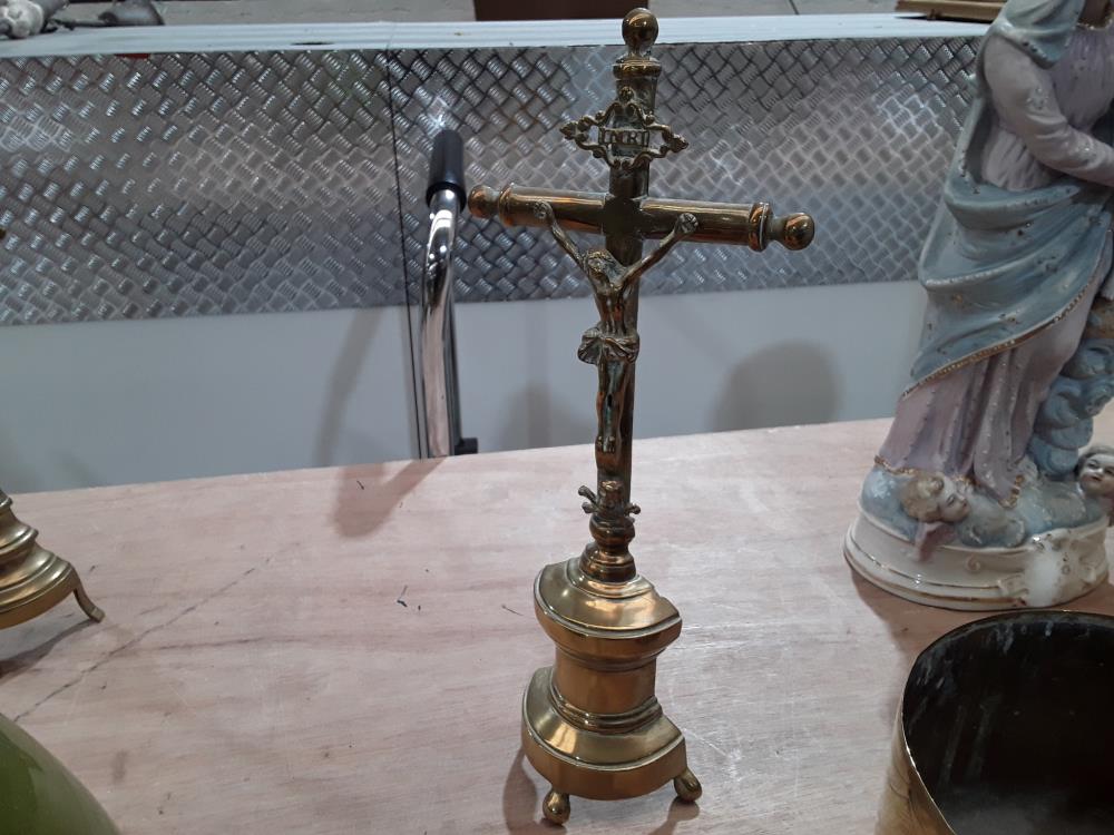 CHRIST EN CUIVRE 18ÈME 