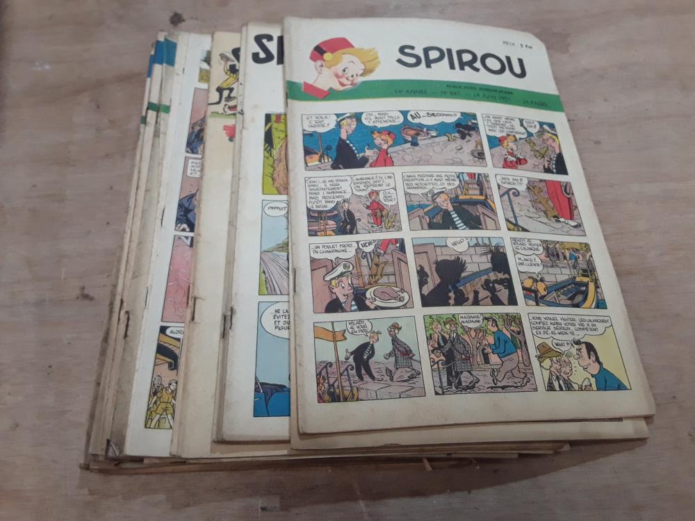 LOT MAGASINE SPIROU ANNÉE 50