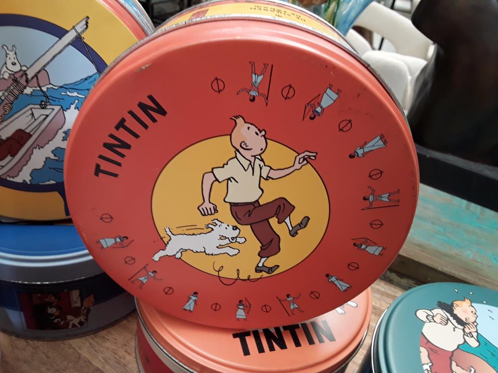 BOITE RONDE TINTIN 2007