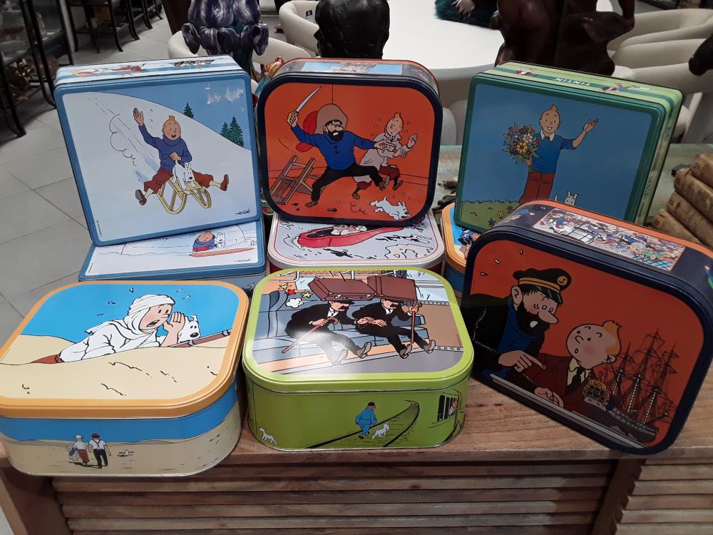 BOITE CARRÉE TINTIN