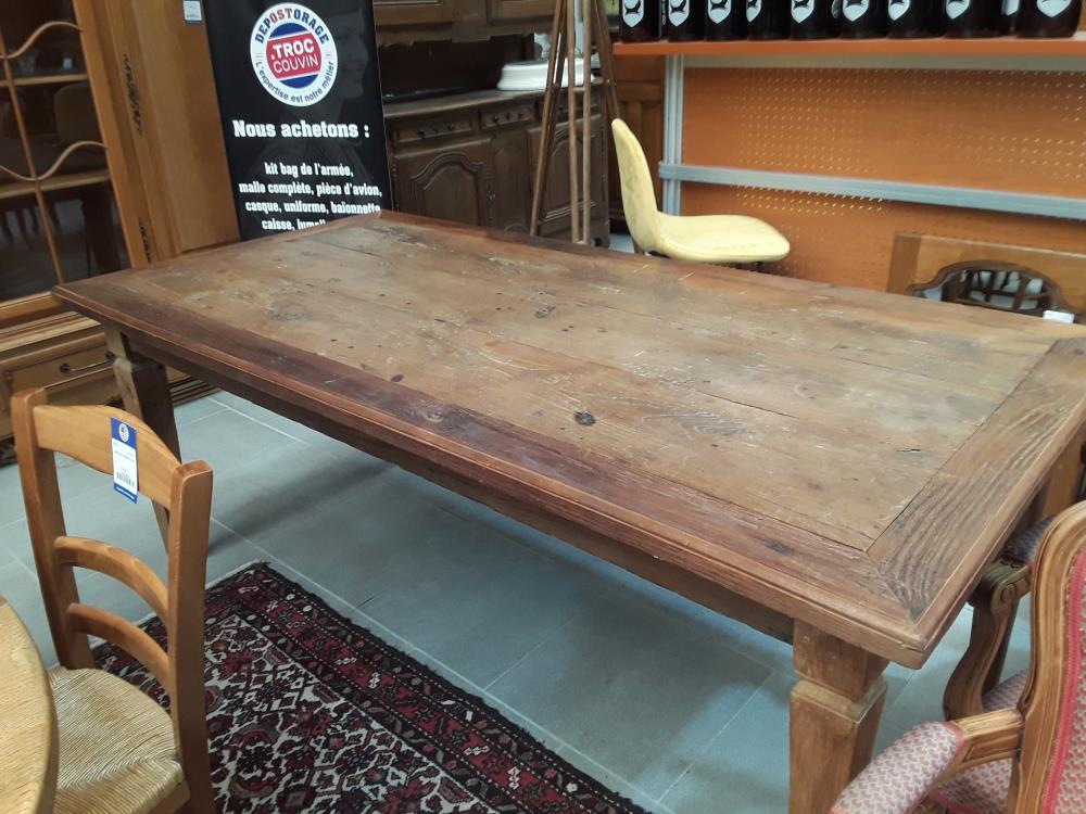 TABLE RETRO DECO VINTAGE TECK 1M-2M 