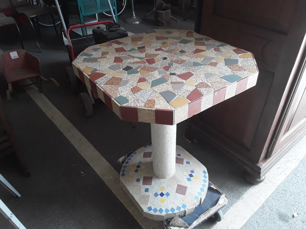 TABLE TERASSE CERAMIQUE 
