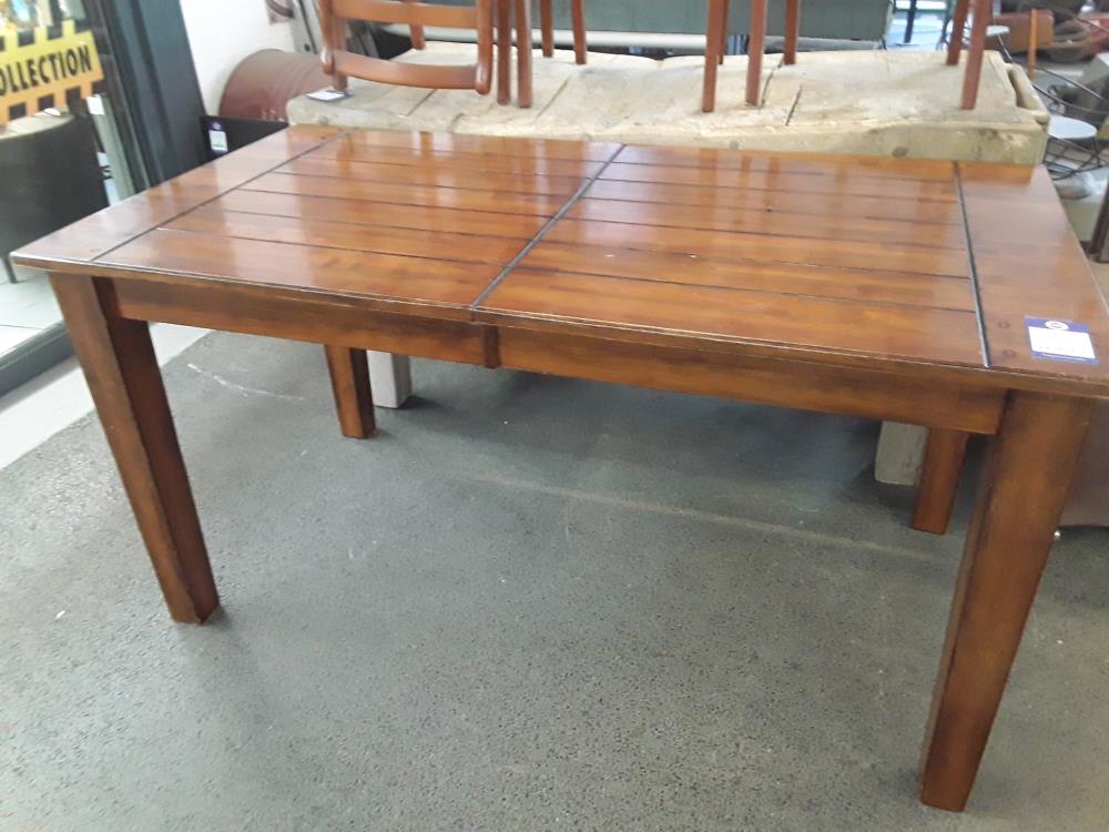 TABLE EN TECK AVEC ALLONGES 