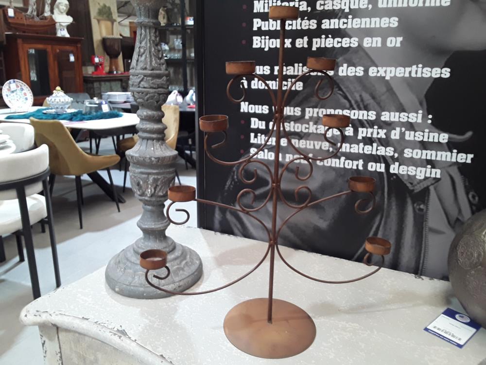 BOUGEOIR CENTRE DE TABLE 