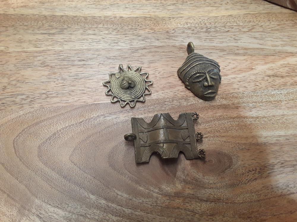 MASQUE AFRIQUE COLLIER ETHNIQUE ANCIEN 