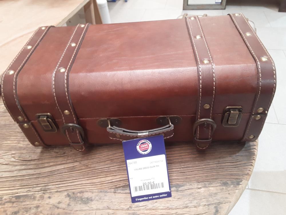 VALISE DÉCO CUIR PM
