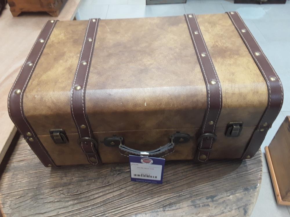 VALISE DÉCO CUIR 