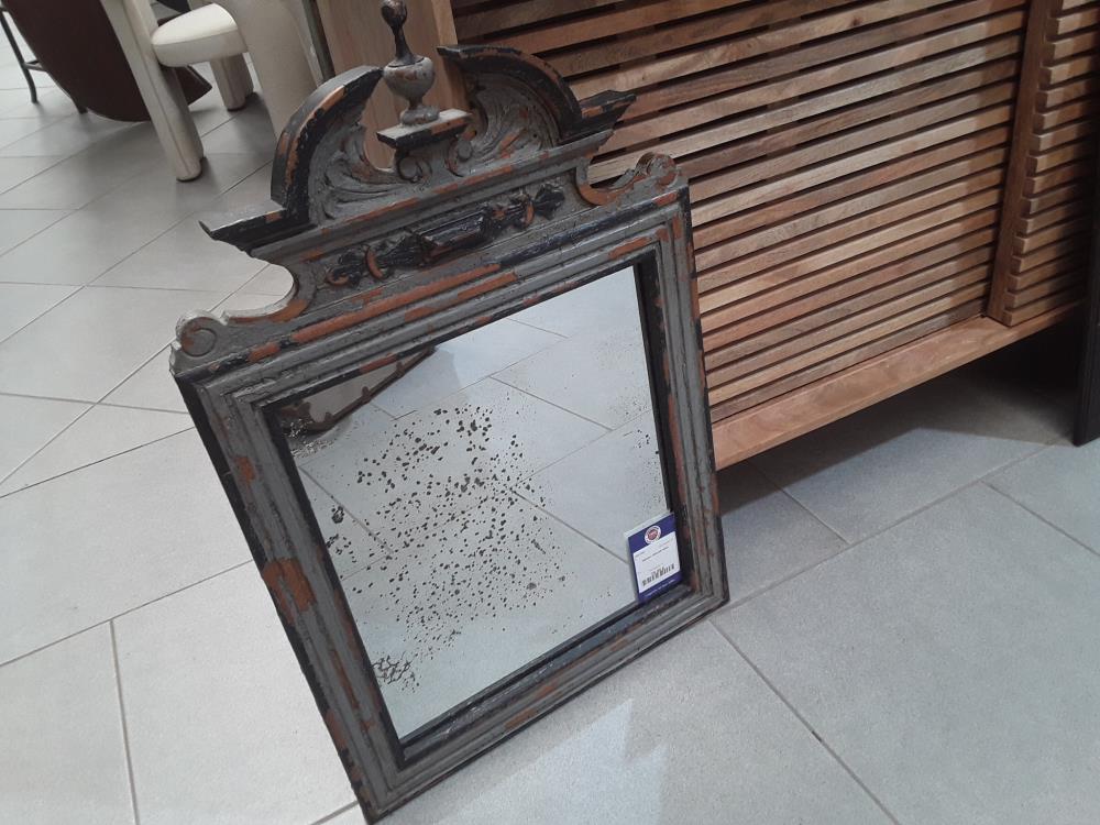 MIROIR CÉRUSÉ GRIS 