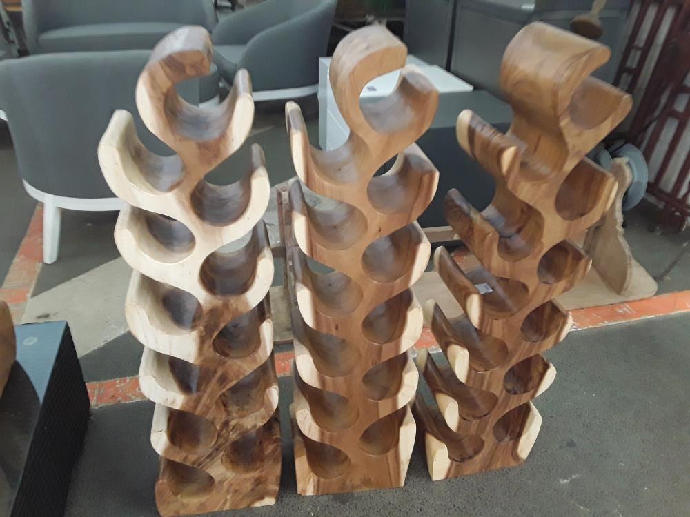 PORTE 12 BOUTEILLES EN BOIS DECO 