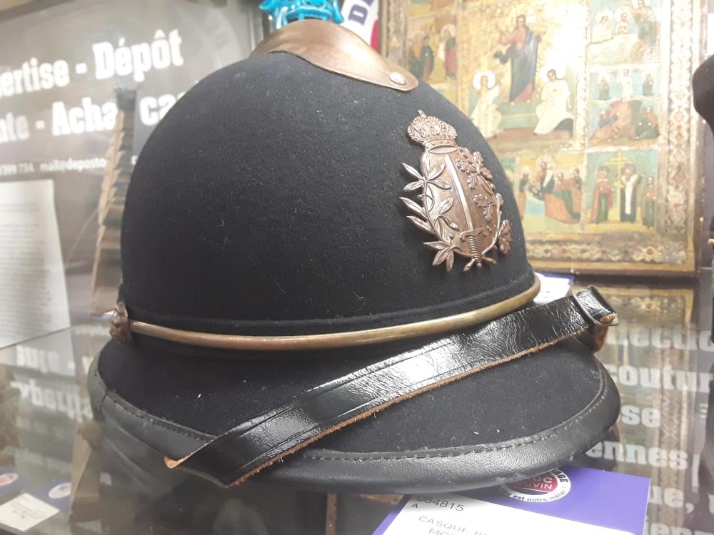 CASQUE BELGE DE SORTIE MOD 15 DE LA POLICE 