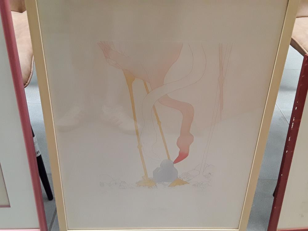 LITHOGRAPHIE CHARLOTTE REINE FLAMAND 