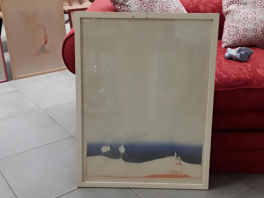 LITHOGRAPHIE CHARLOTTE REINE LA NUIT BLANCHE