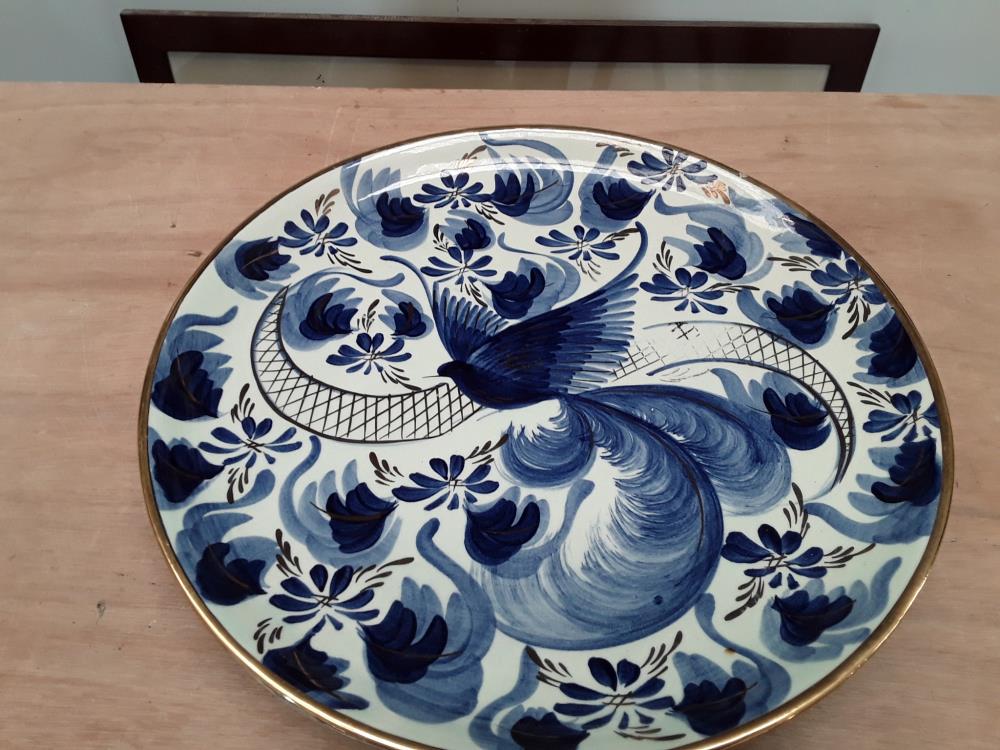 ASSIETTE DECOR BLEU