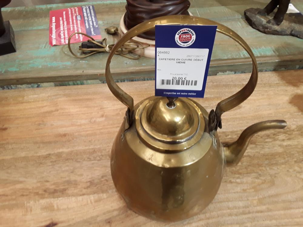 CAFETIERE EN CUIVRE DÉBUT 19ÈME