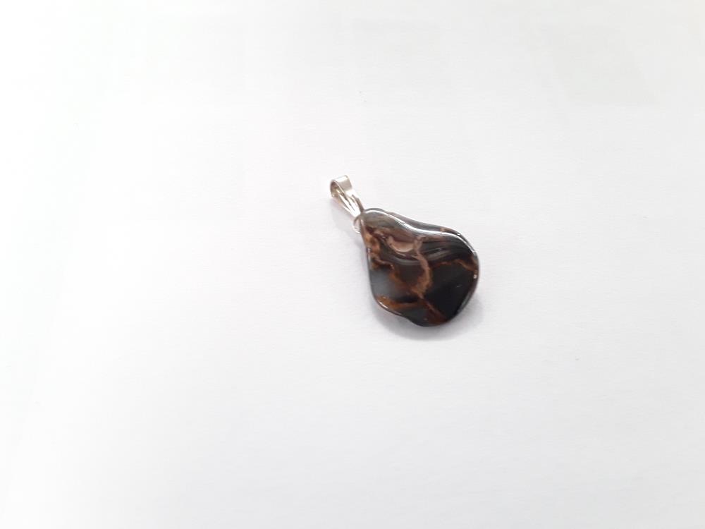 PENDENTIF STROMATOLITE PIERRE D'ANCRAGE