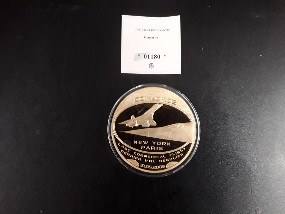 MÉDAILLE COMMÉMORATIVE CONCORDE 1969-2003