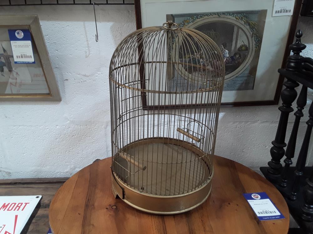 CAGE DOREE OISEAUX 