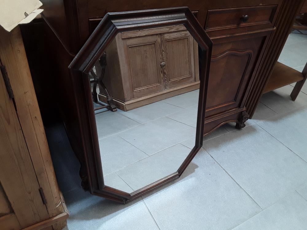 MIROIR EN CHENE 8 PENTS