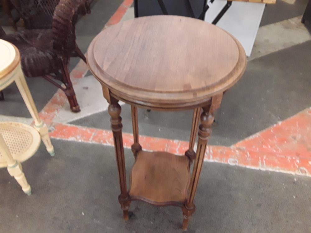 GUERIDON DEUC TABLETTES ORME ET HETRE