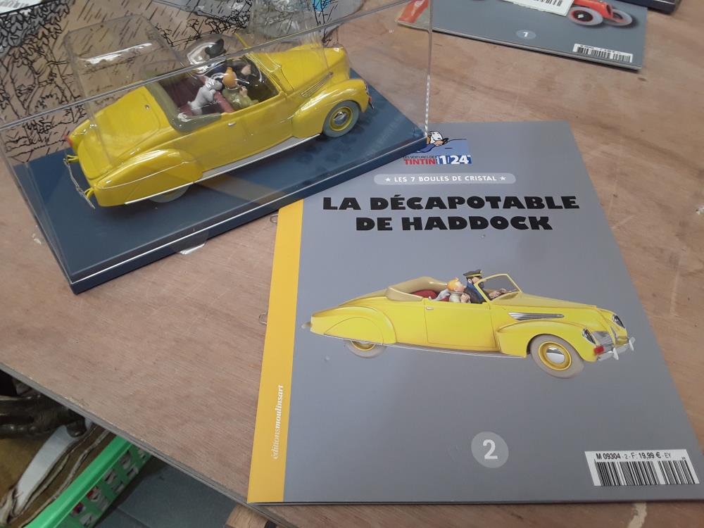 TINTIN LES 7 BOULES DE CRISTAL LA DÉCAPOTABLE 1/24