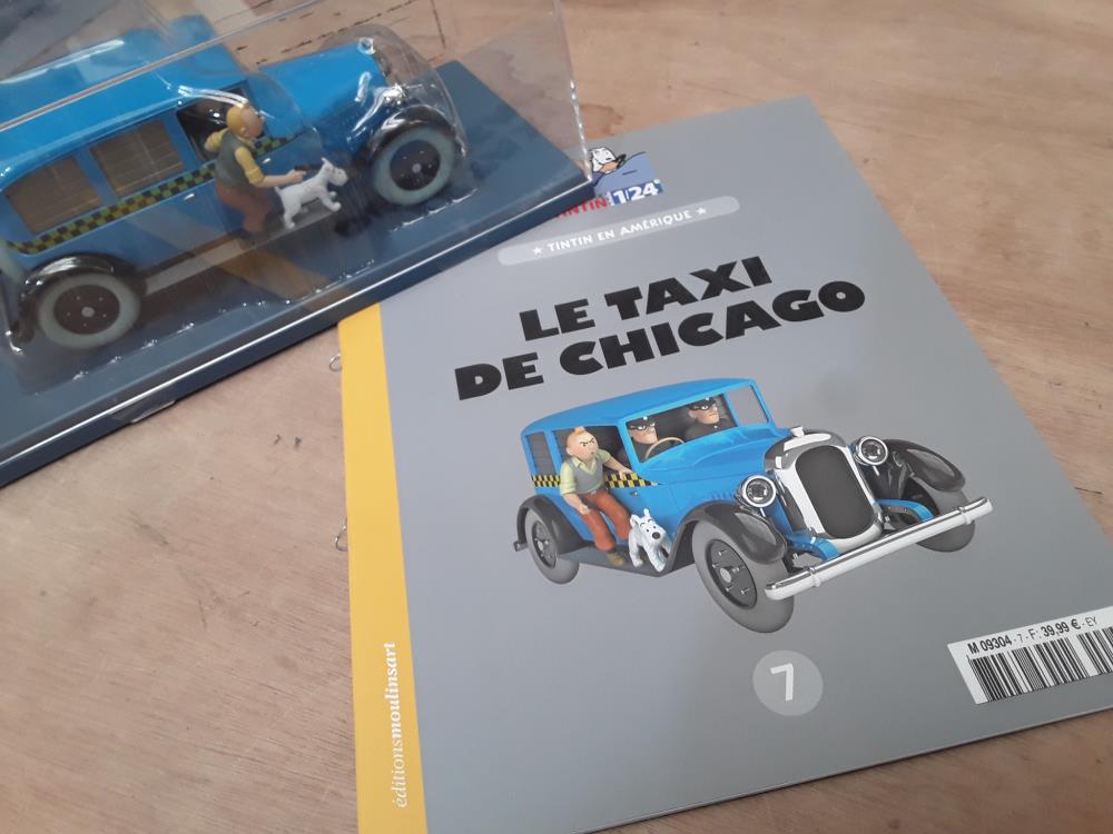 TINTIN EN AMERIQUE TAXI 1/24