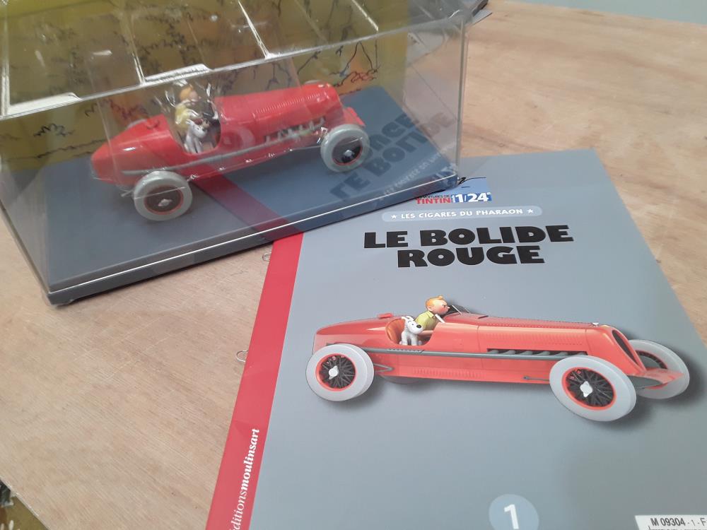 TINTIN LES CIGARES DU PHARAON BOLIDE 1/24