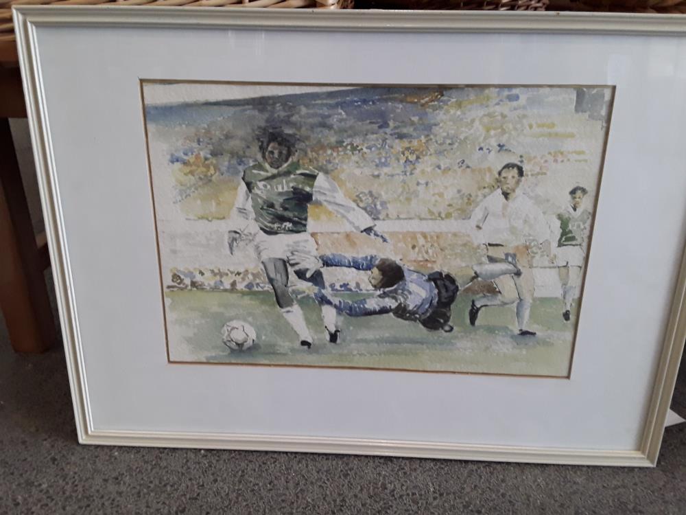 AQUARELLE FOOTBALL 