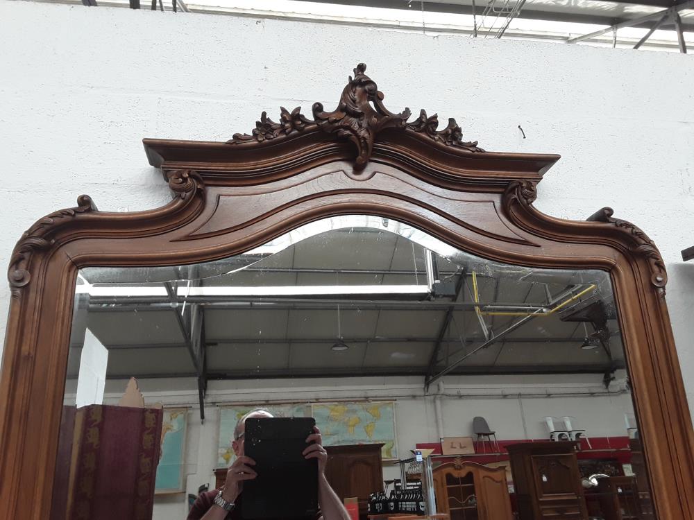 MIROIR DE ST LOUIS XV BISEAUTÉ FIN 19EME 2M40