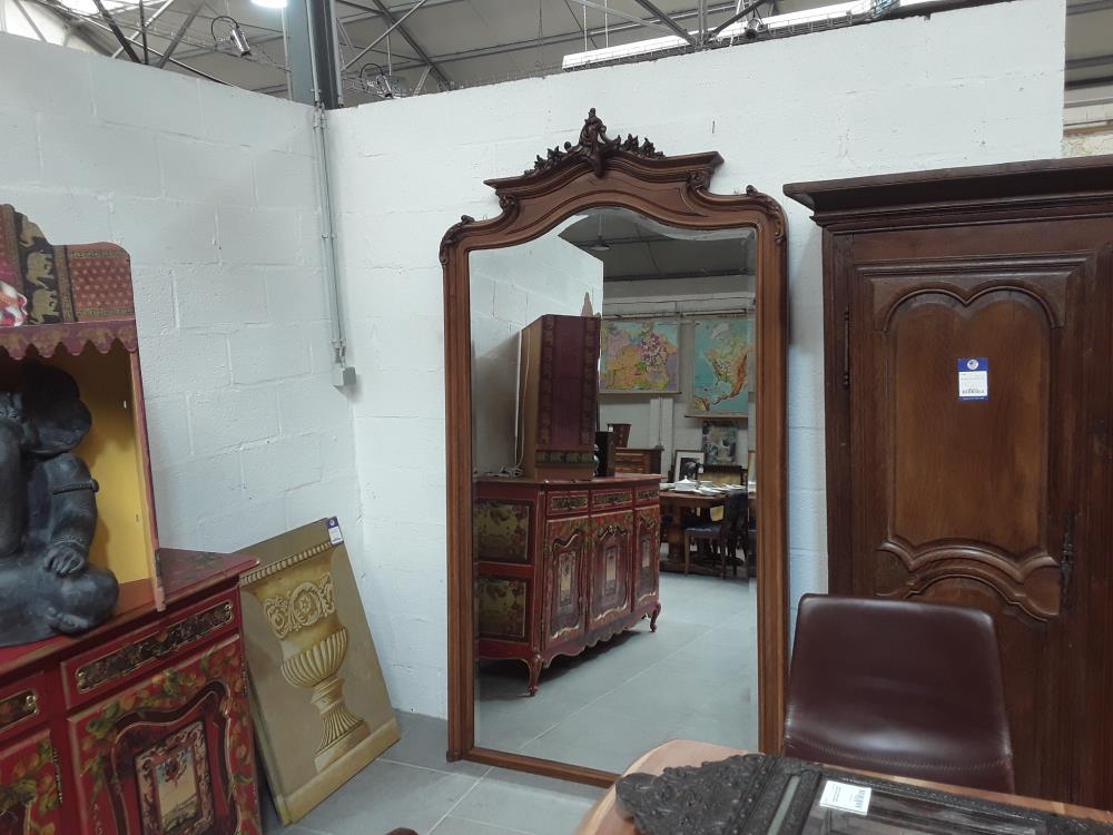 MIROIR DE ST LOUIS XV BISEAUTÉ FIN 19EME 2M40