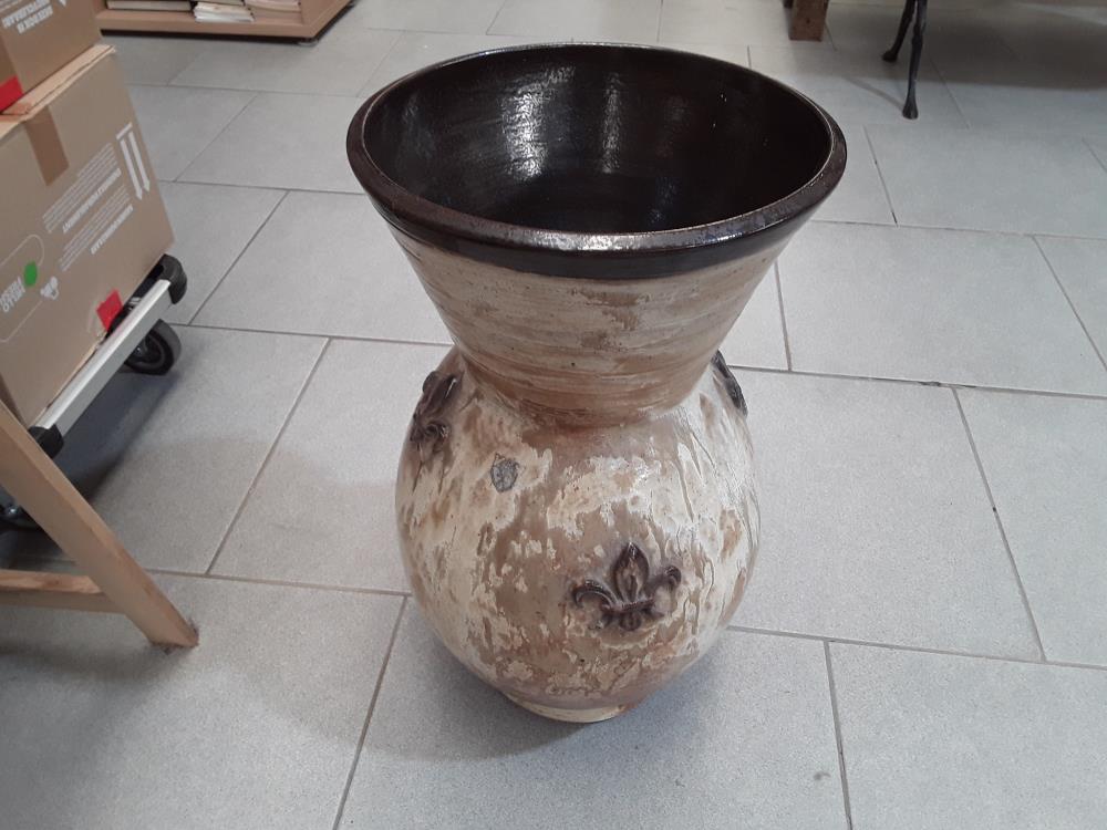 VASE EN GRES GRAND FORMAT ARMOGRES BOUFFIOUX 
