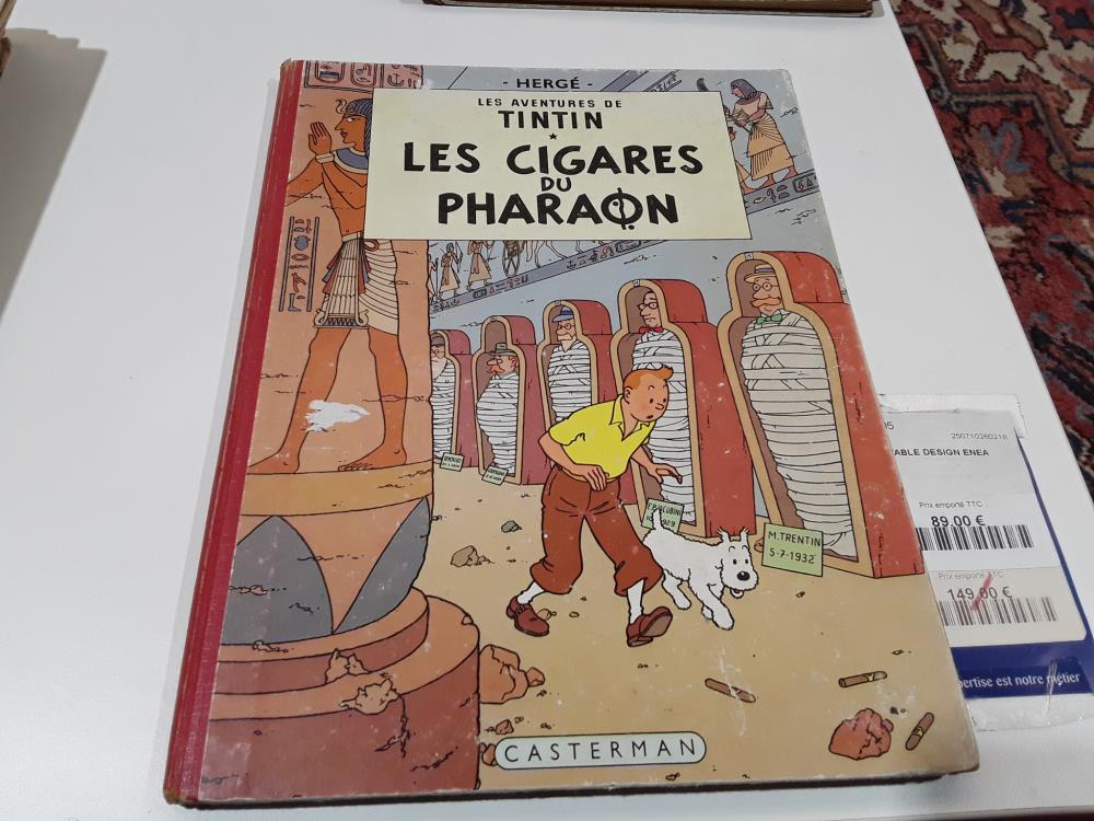 TINTIN LES CIGARES DU PHARAON 
