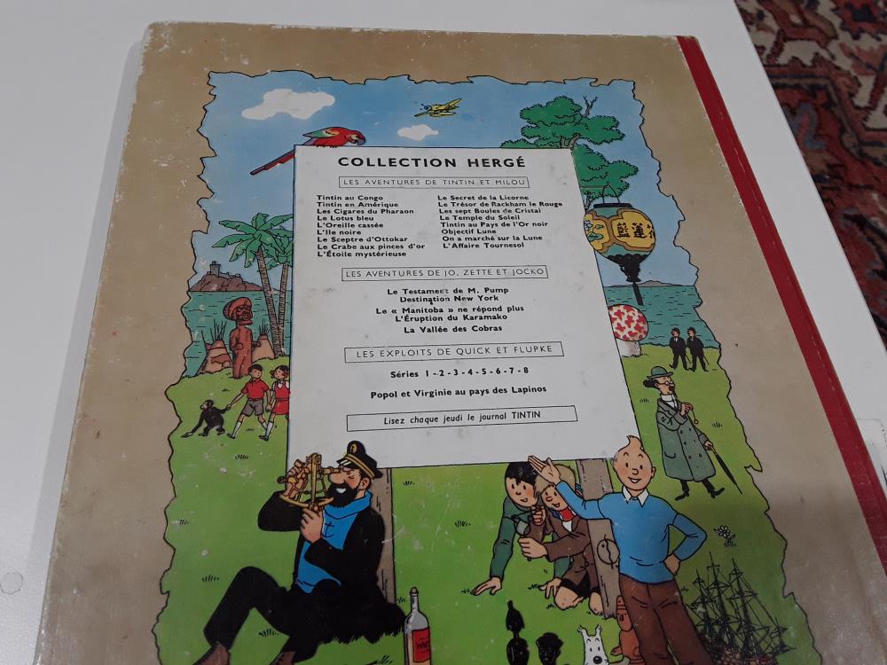 TINTIN LES CIGARES DU PHARAON 