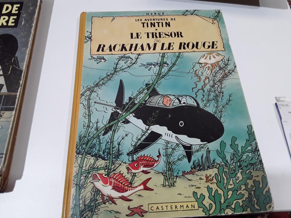 TINTIN LE TRÉSOR DE RACKHAM LE ROUGE 
