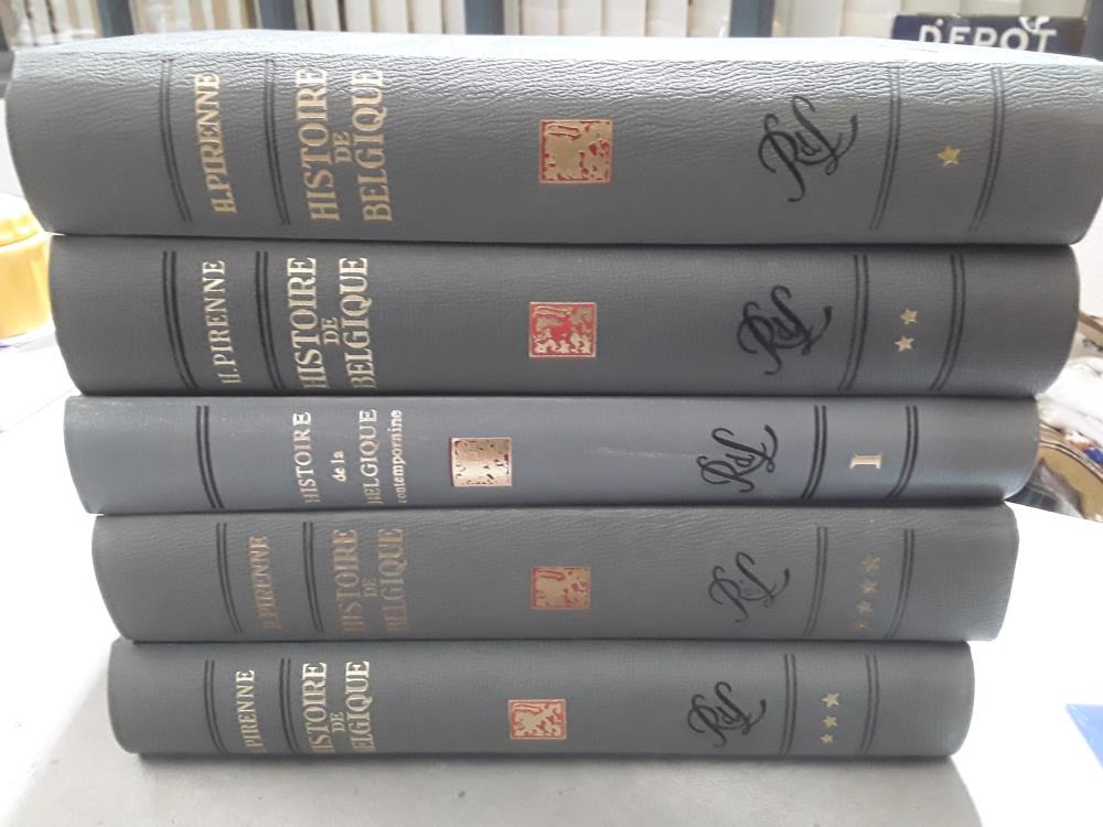 SERIE DE LIVRES HISTOIRE DE LA BELGIQUE 